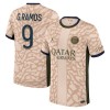 Maglia ufficiale Paris Saint Germain Goncalo Ramos 9 4th Jordan 2023-24 per Uomo